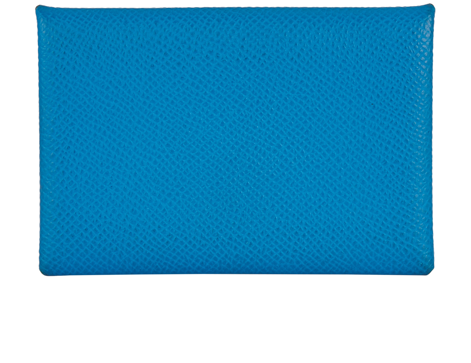 Hermes Calvi Cardholder, &pound;180, Accessories, Blue, Leather, Back view
